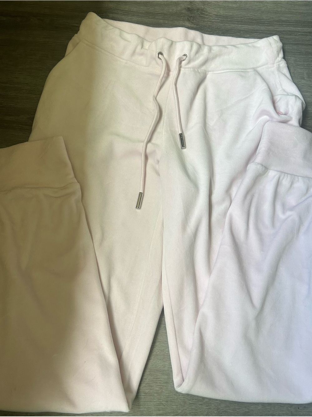 Women Soft Light Pink Drawstring Joggers